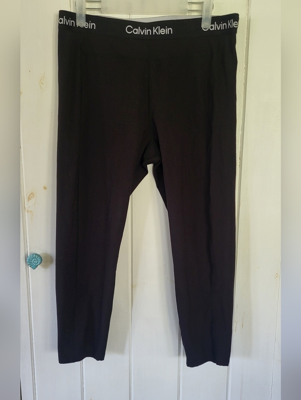 Calvin Klein Logo-waistband Performance Crop Leggings